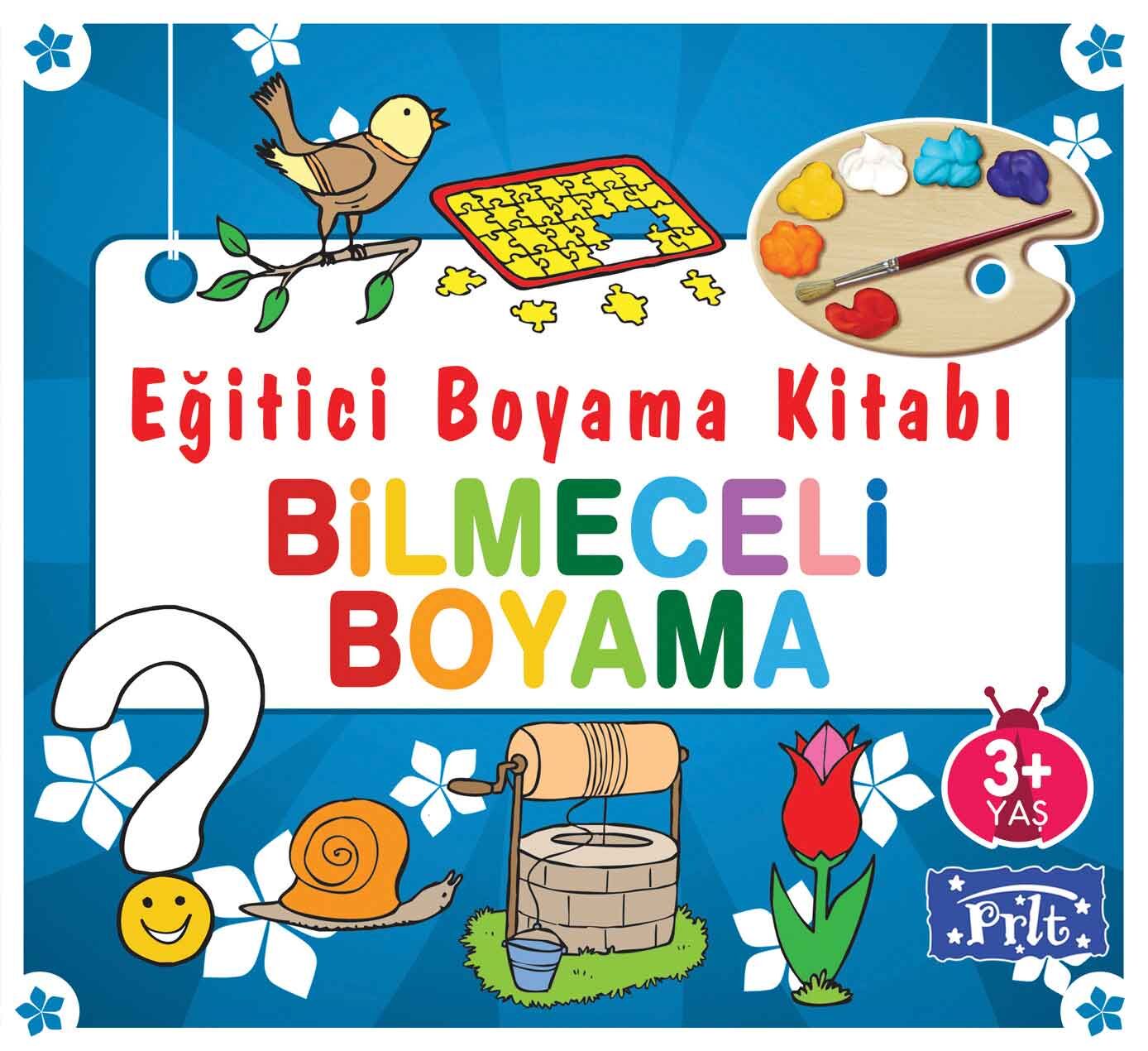 Parıltı Yayıncılık Eğitici Boyama Kitabı Bilmeceli Boyama 3+Yaş