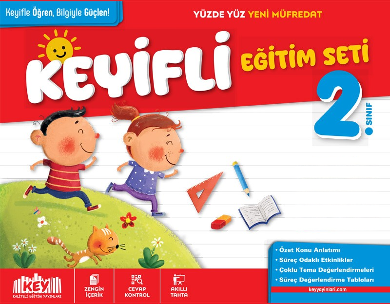 Kaliteli Eğitim Yayınları 2.Sınıf Keyifli Eğitim Seti ( 5 Kitap )
