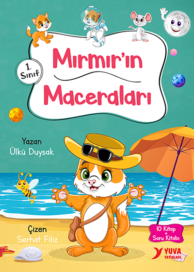 Yuva Yayınları 1.Sınıf Mırmırın Maceraları 10 Kitap ( Düz Yazı)