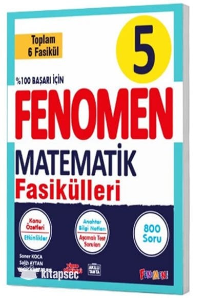 2026 Fenomen Yayıncılık 5.Sınıf Matematik Fasikülleri 6 kitap Set