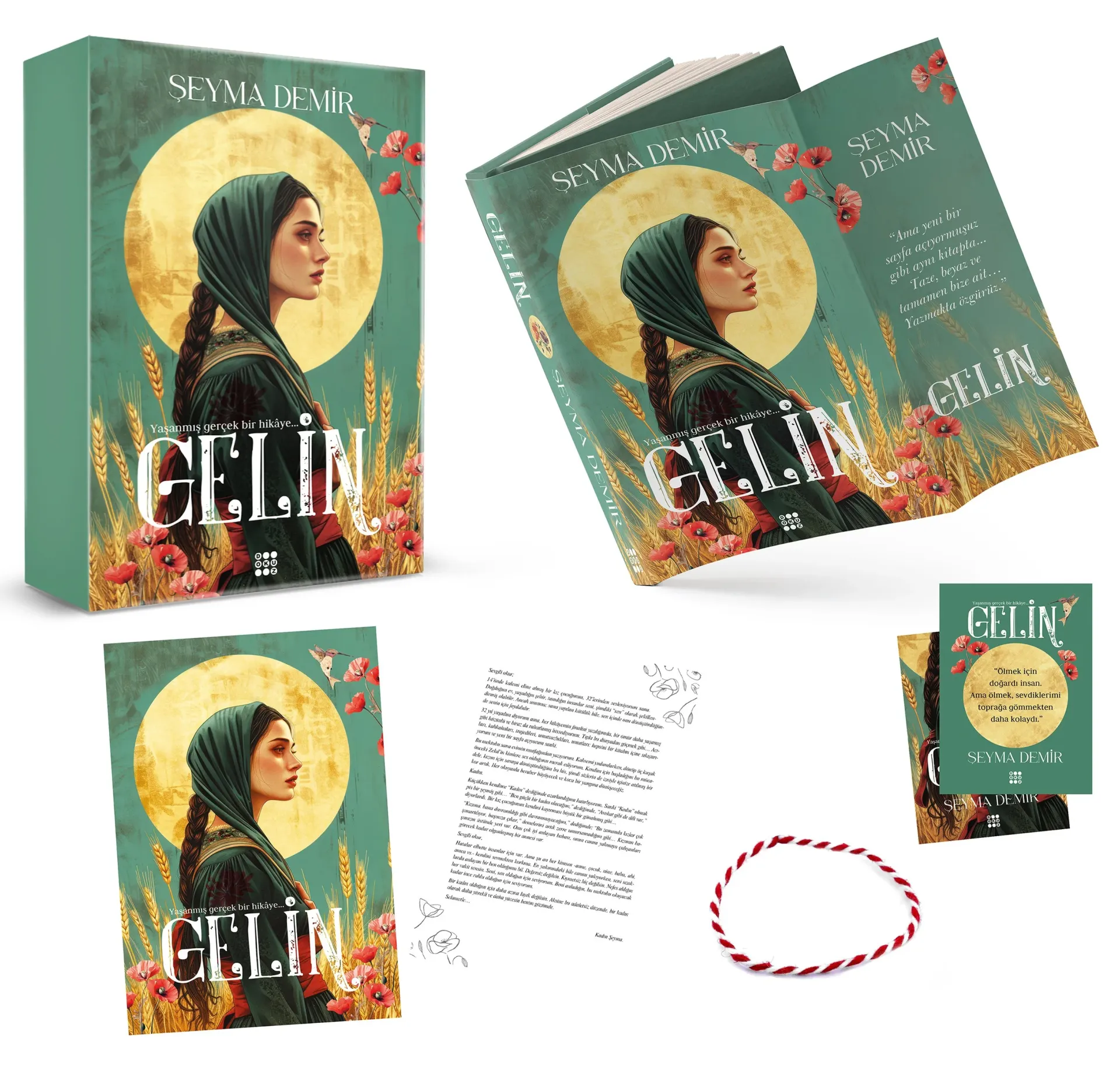 Dokuz Yayınları Gelin Ciltli Kutulu Şeyma Demir