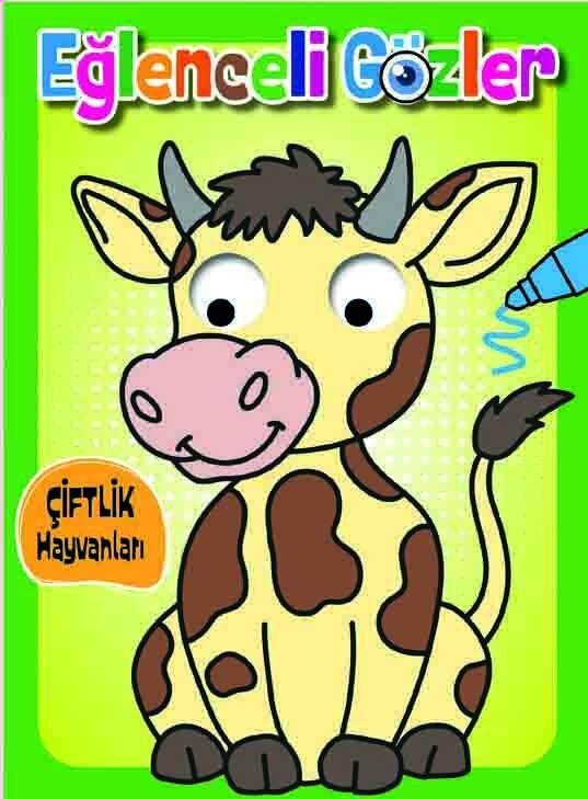 0-6 Yaş Yayınları Eğlenceli Gözler   Çiftlik Hayvanları