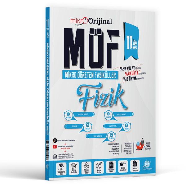 2026 Orijinal Mikro 11.Sınıf Möf Fizik Seti