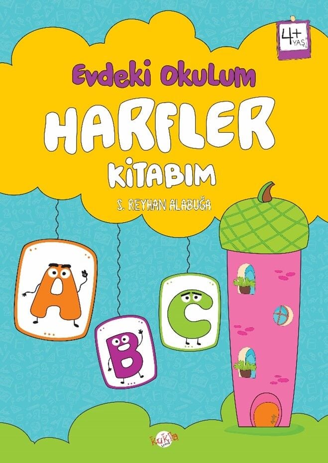 Kukla Çocuk Evdeki Okulum Harfler Kitabım 4+ Yaş