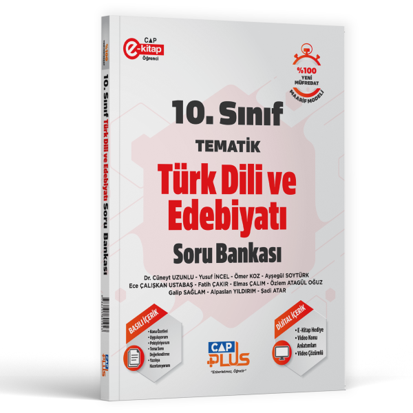 2026 Çap Yayınları 10 Sınıf Tematik Türk Dili Ve Edebiyat Soru Bankası