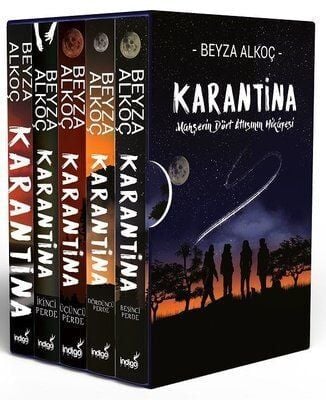 İndigo Kitap Karantina Serisi 5 Kitap (Kutulu) (Ciltli) Beyza Alkoç