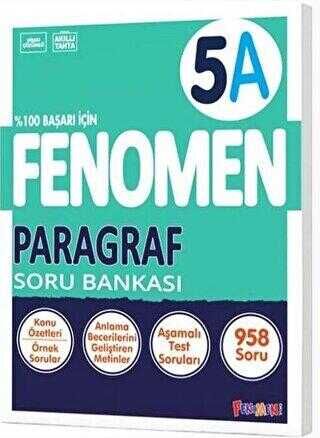 2026 Fenomen Yayıncılık 5.Sınıf Paragraf A Soru Bankası