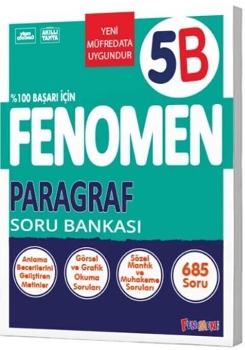 2026 Fenomen Yayıncılık 5.Sınıf Paragraf B Soru Bankası