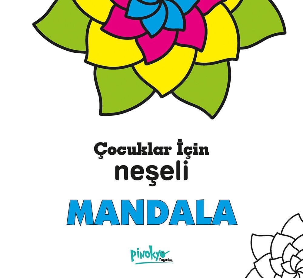 Pinokyo Yayınları Çocuklar İçin Neşeli Mandala 48 Sayfa