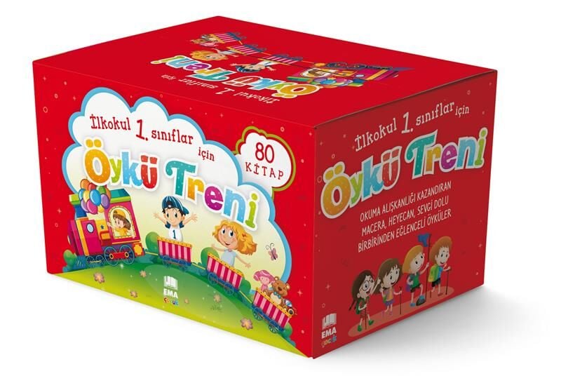 Ema Çocuk 1.Sınıf Öykü Treni Küçük Boy 80 Kitap / Tuba Öztürk