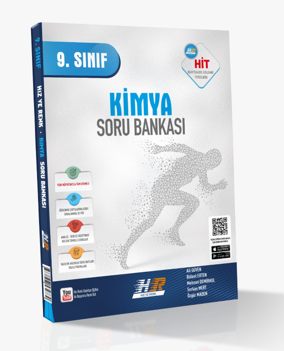 2027 Hız Ve Renk Yayınları 9.Sınıf Kimya Soru Bankası