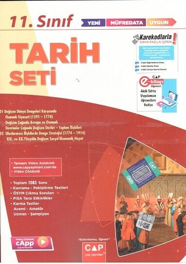 Çap Yayınları 11.Sınıf Tarih Fasikül Seti 2026
