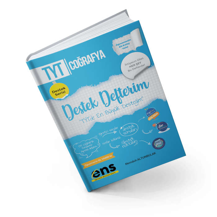 Ens Destek Yayınları Tyt Coğrafya Destek Defterim