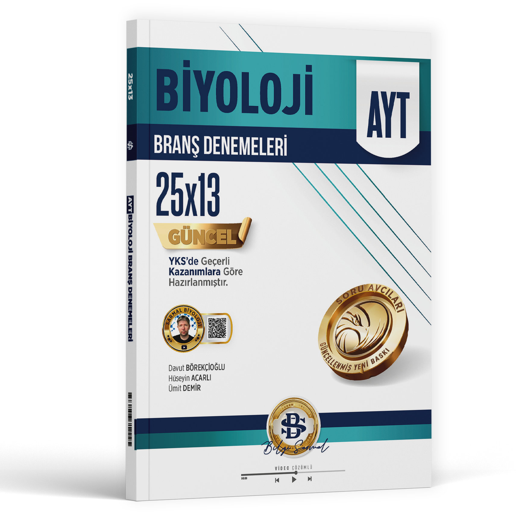 2027 Bilgi Sarmal Yayınları AYT Biyoloji 25 x 13 Branş Denemeleri