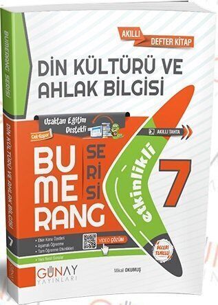 Günay Yayınları 7.Sınıf Bumerang Etkinlikli  Din Kültürü Ve Ahlak Bilgisi