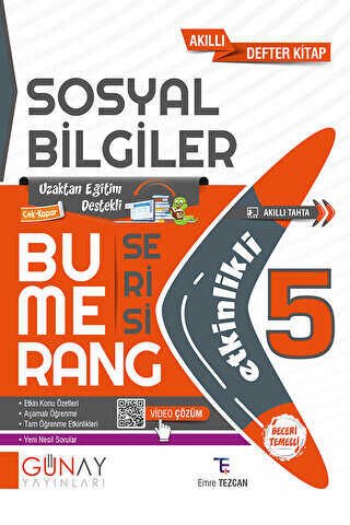 5. Sınıf Bumerang Etkinlikli Sosyal Bilgiler