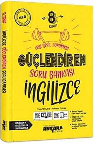 2026 Ankara Yayıncılık 8. Sınıf Güçlendiren İngilizce Soru Bankası
