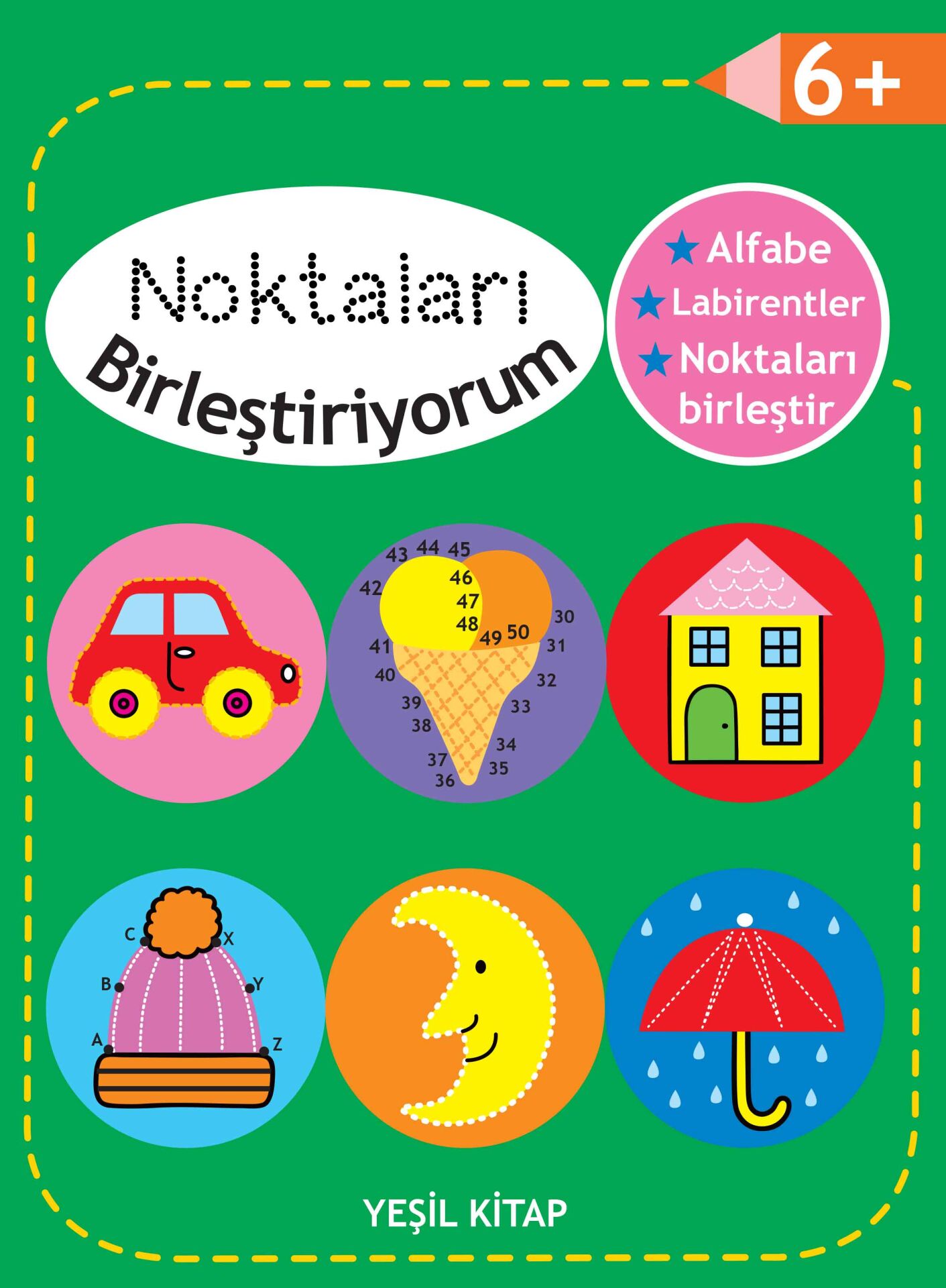 Parıltı Yayıncılık Noktaları Birleştiriyorum Yeşil Kitap 6+Yaş