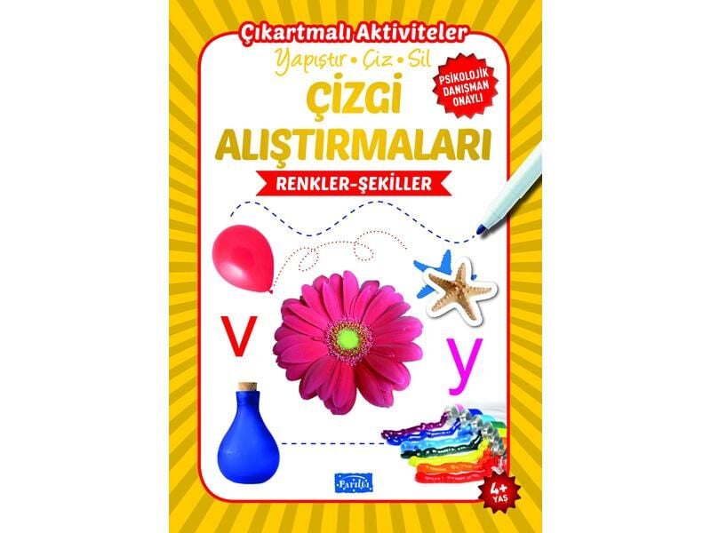 Parıltı Yayıncılık  Çizgi Alıştırmaları Çizgi Alıştırmaları  Renkler Şekiller