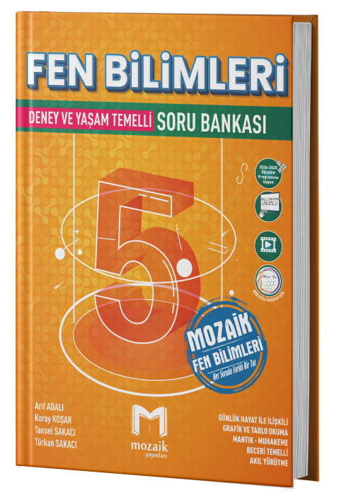 2026 Mozaik Yayınları 5.Sınıf Fen Bilimleri Soru Bankası