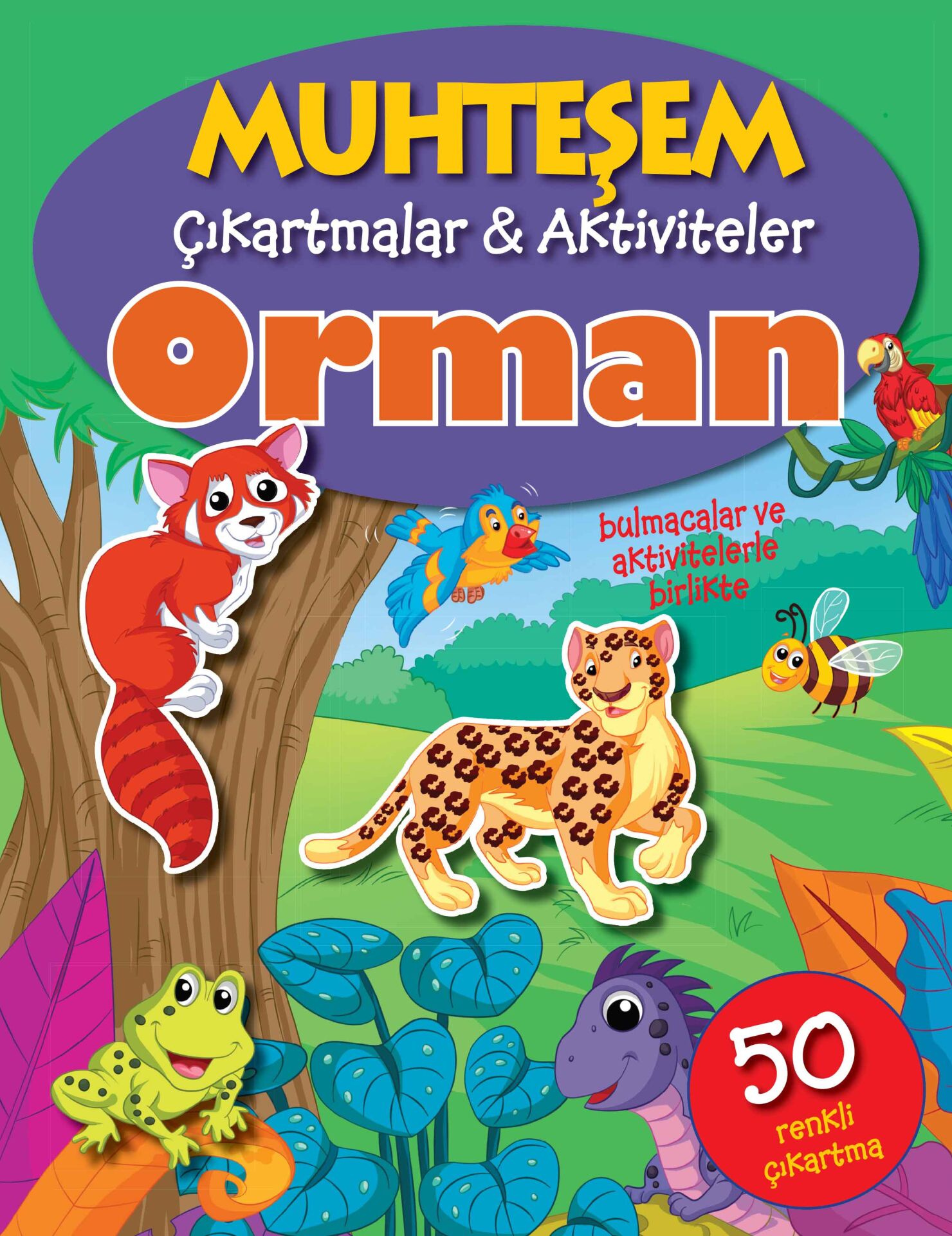 Parıltı Yayıncılık Muhteşem Çıkartmalar Aktiviteler  Orman