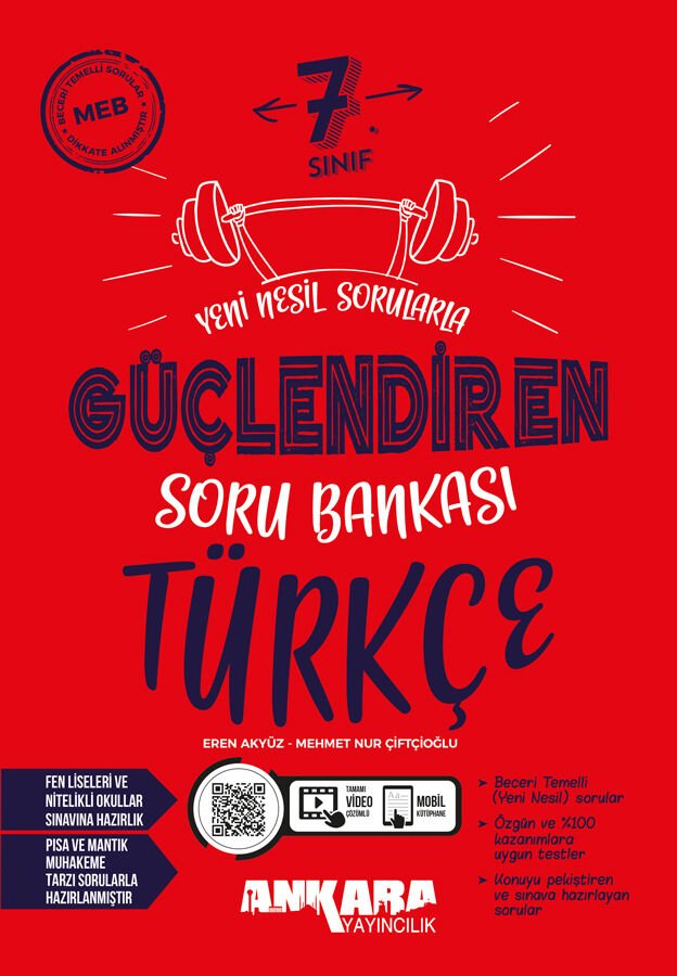 Ankara Yayıncılık 7.Sınıf Güçlendiren Türkçe Soru Bankası 2026