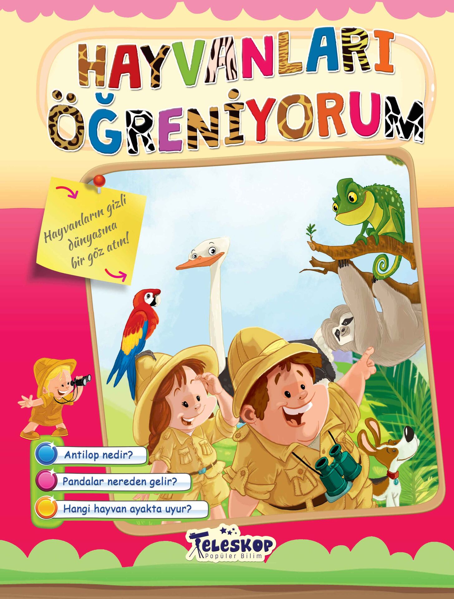 Teleskop Hayvanları Öğreniyorum   Öğreniyorum Serisi