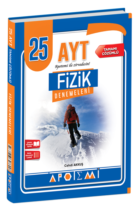 2027 Apotemi Yayınları Ayt Fizik 25 Li Denemeleri