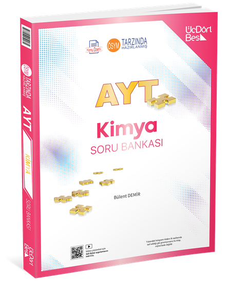 2026 Üç Dört Beş Yayınları Ayt Kimya Soru Bankası