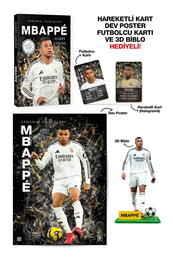 Parodi Yayınları Mbappe / Sahanın Yıldızları - 3D Biblo Hediyeli!