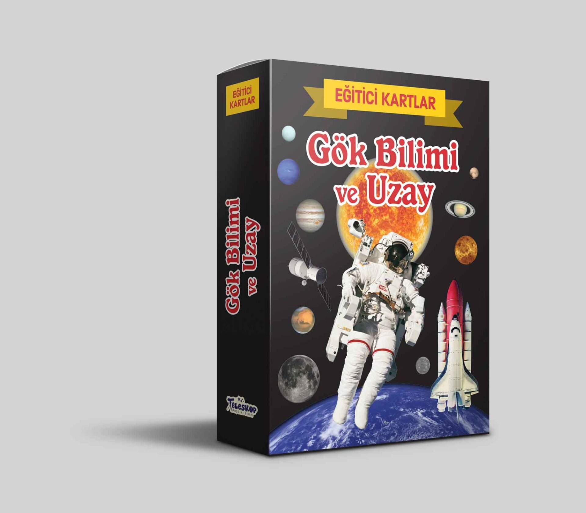Teleskop Eğitici Kartlar  Gök Bilimi Ve Uzay