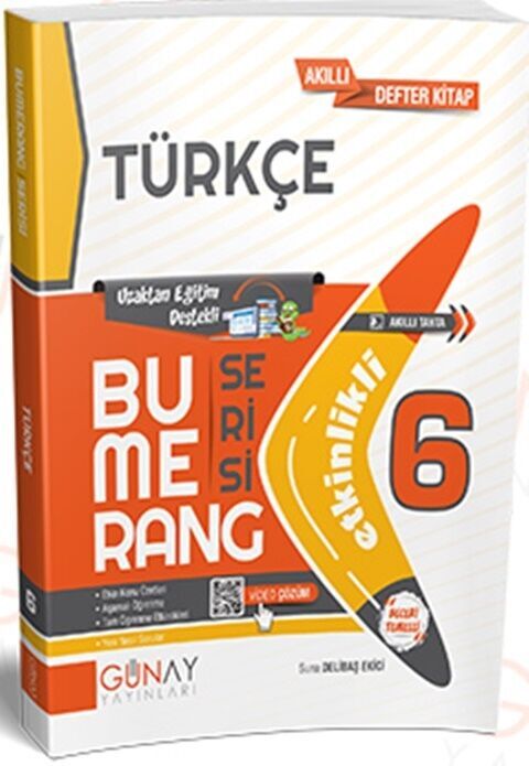 Günay Yayınları 6.Sınıf Bumerang Etkinlikli Türkçe