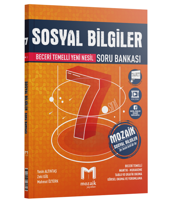 2026 Mozaik Yayınları 7.Sınıf Sosyal Bilgiler Soru Bankası