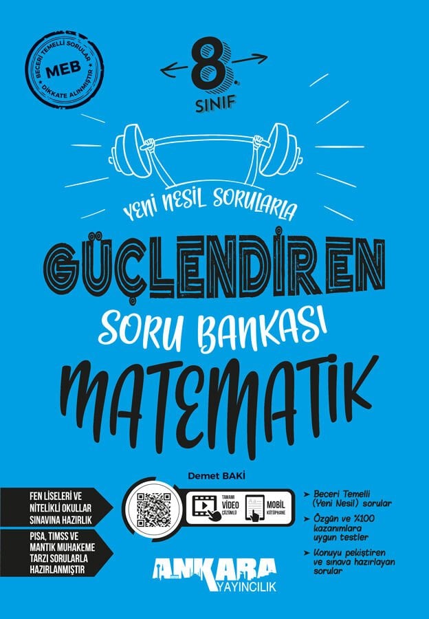 2027 Ankara Yayıncılık 8. Sınıf Güçlendiren Matematik Soru Bankası