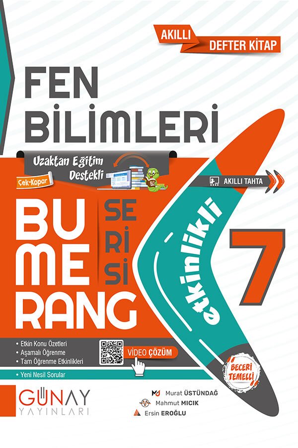 Günay Yayınları 7.Sınıf Bumerang Etkinlikli Fen Bilimleri 2026