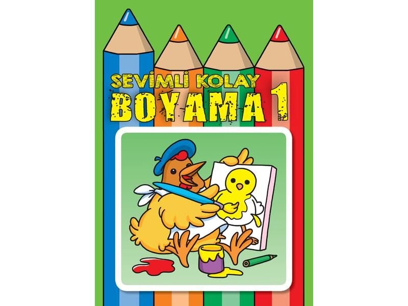 Parıltı Yayıncılık  Sevimli Kolay Boyama 1