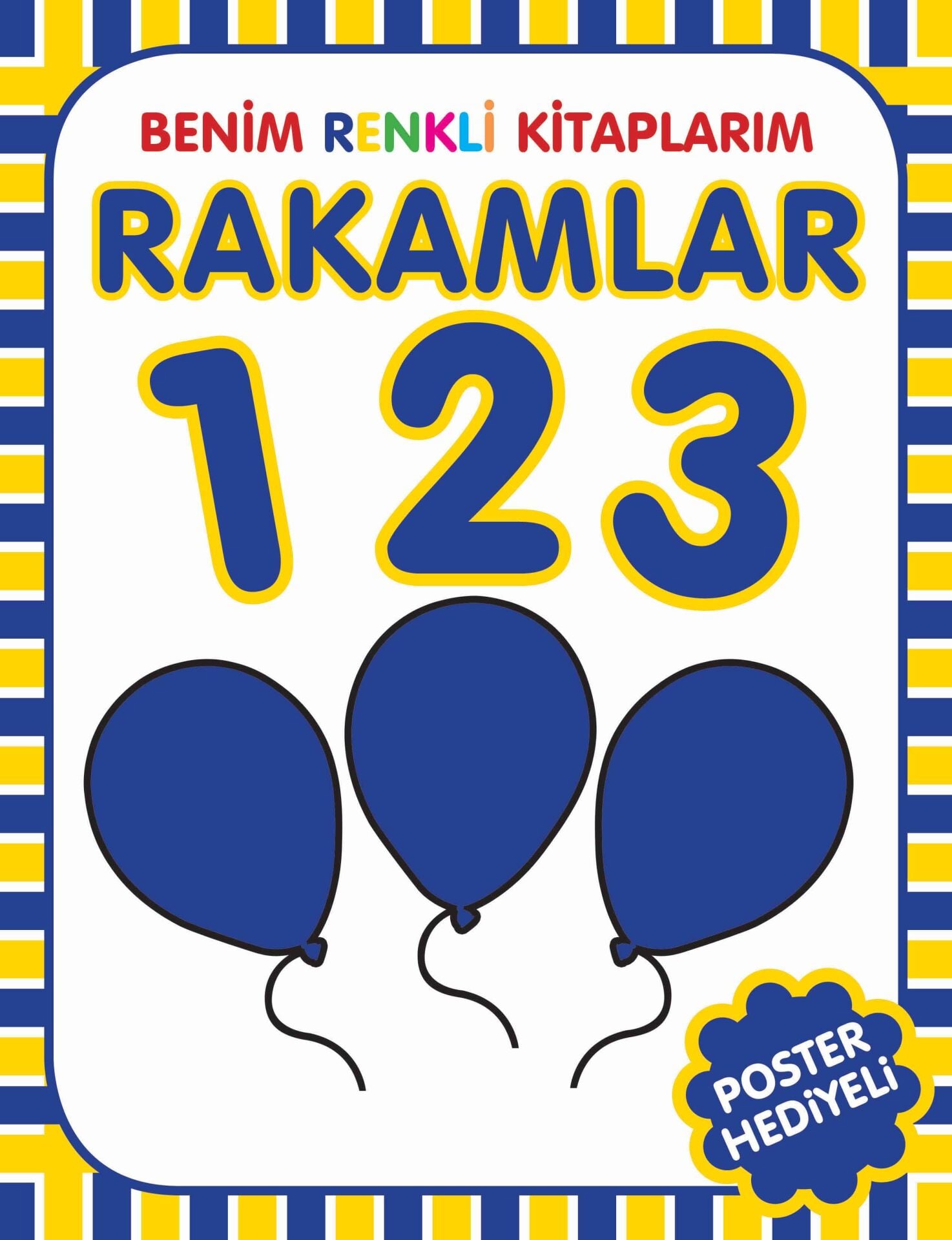 Parıltı Yayıncılık Benim Renkli Kitaplarım Rakamlar Poster Hediyeli