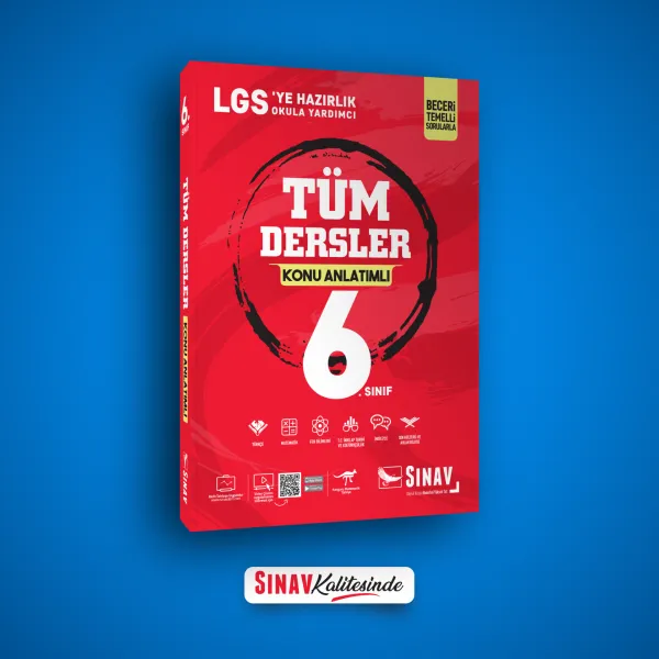 Sınav Yayınları 6.Sınıf Tüm Dersler Konu Anlatımlı