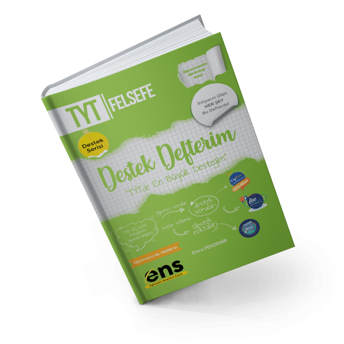 Ens Destek Yayınları Tyt Felsefe Destek Defterim