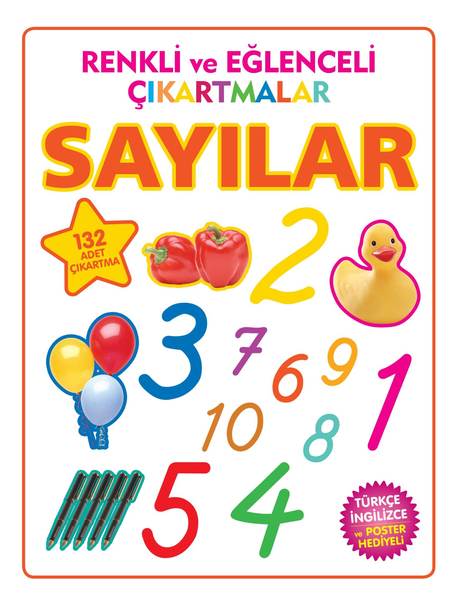 Parıltı Yayıncılık Renkli Ve Eğlenceli Çıkartmalar Sayılar