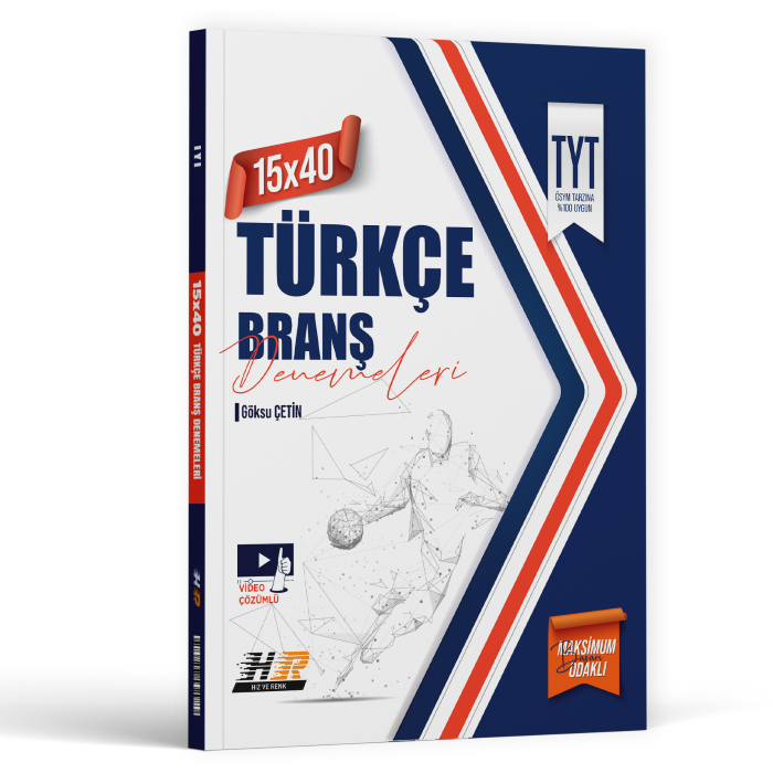 2027 Hız Ve Renk Yayınları Tyt Türkçe Denemeleri 15x40