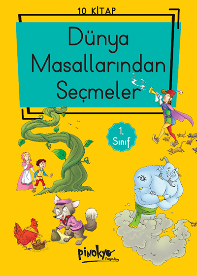 Pinokyo Yayınları 1.Sınıf Dünya Masallarından Seçmeler  (Düz Yazı)