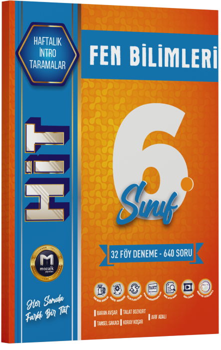 Mozaik Yayınları 6.Sınıf Fen Bilimleri Hit 32'Li Deneme