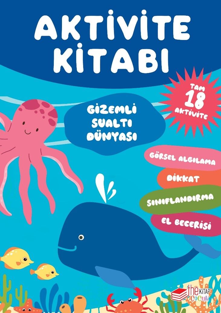 Aktivite Kitabı - Gizemli Su Altı Dünyası