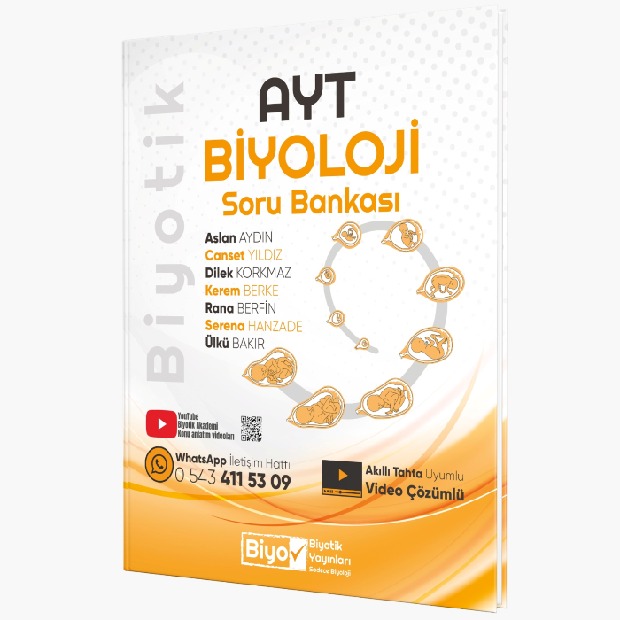 2027 Biyotik Yayınları Ayt Biyloji Soru Bankası