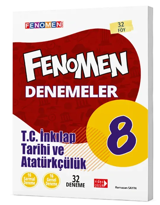 2026 Fenomen Yayıncılık 8.Sınıf T.C. İnkilap Tarihi ve Atatürkçülük Denemeler