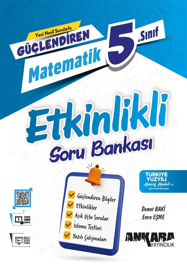 Ankara Yayıncılık 5. Sınıf Güçlendiren Matematik Etkinlikli Soru Bankası 2026