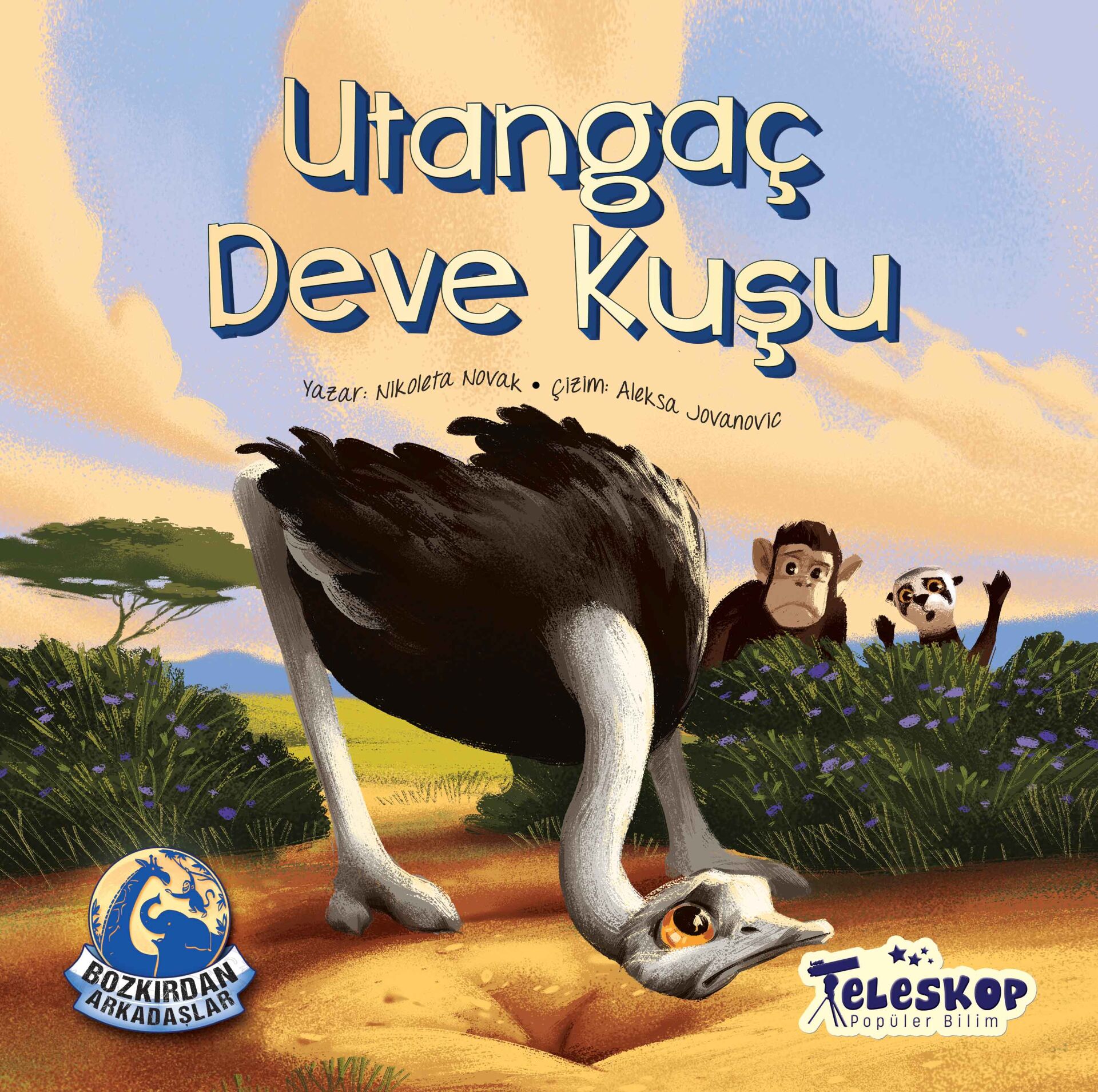 Teleskop Bozkırdan Arkadaşlar Utangaç Deve Kuşu