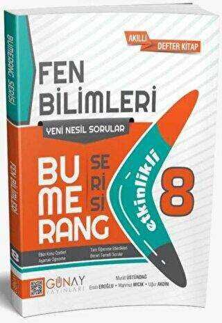 Günay Yayınları 8.Sınıf Bumerang Etkinlikli Fen Bilimleri 2026
