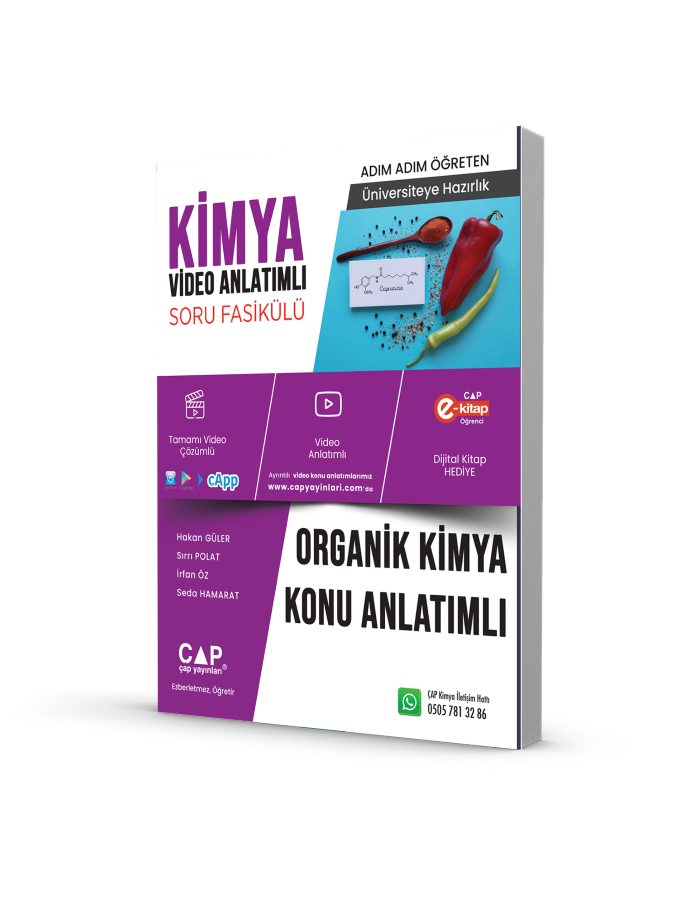 Çap Yayınları Organik Kimya Konu Anlatımlı Soru Fasikülü